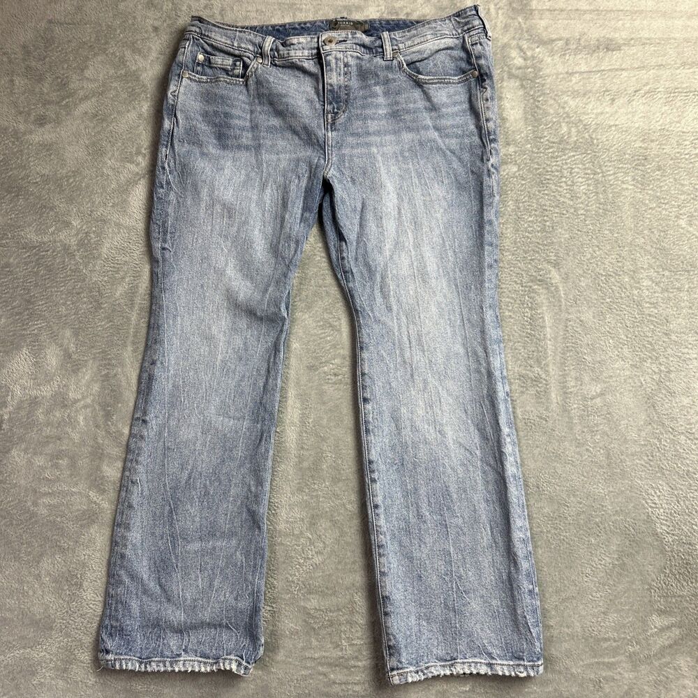 Torrid Womens Jeans Mid Rise Slim Boot Sz. 16S Light Wash Stretch